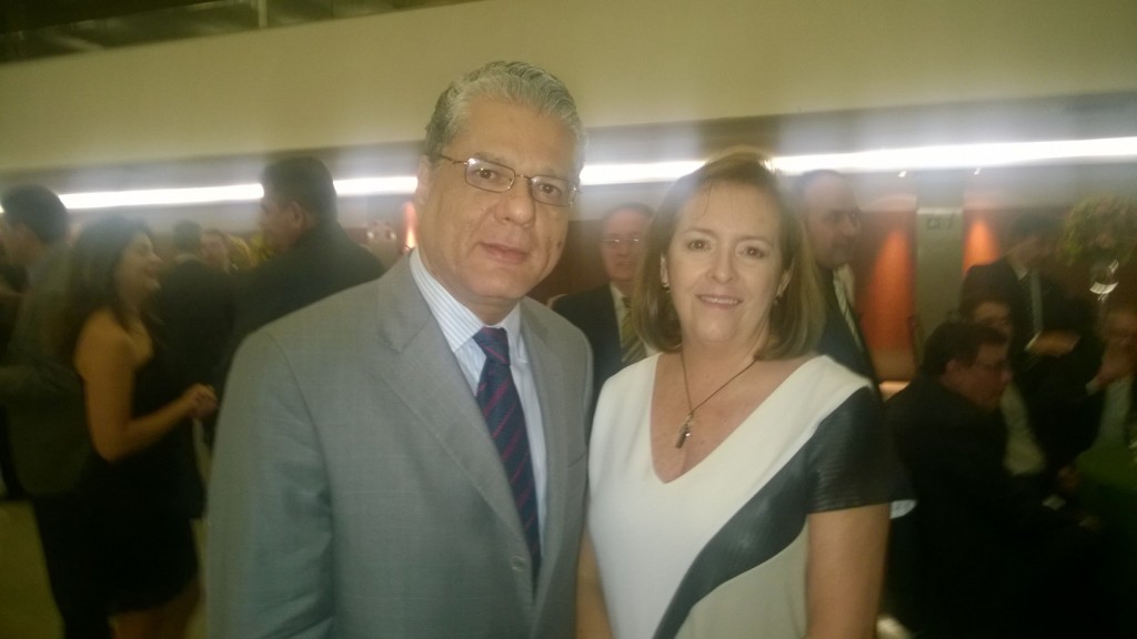 Pres. CSP-MG João Paulo e a pres. Sincor-MG Maria Filomena Branquinho