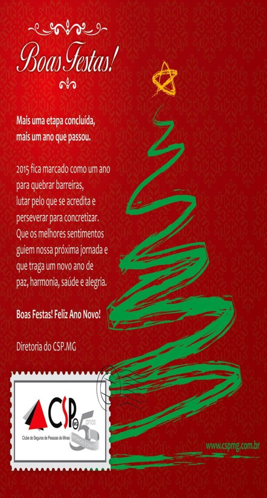 Boas festas!