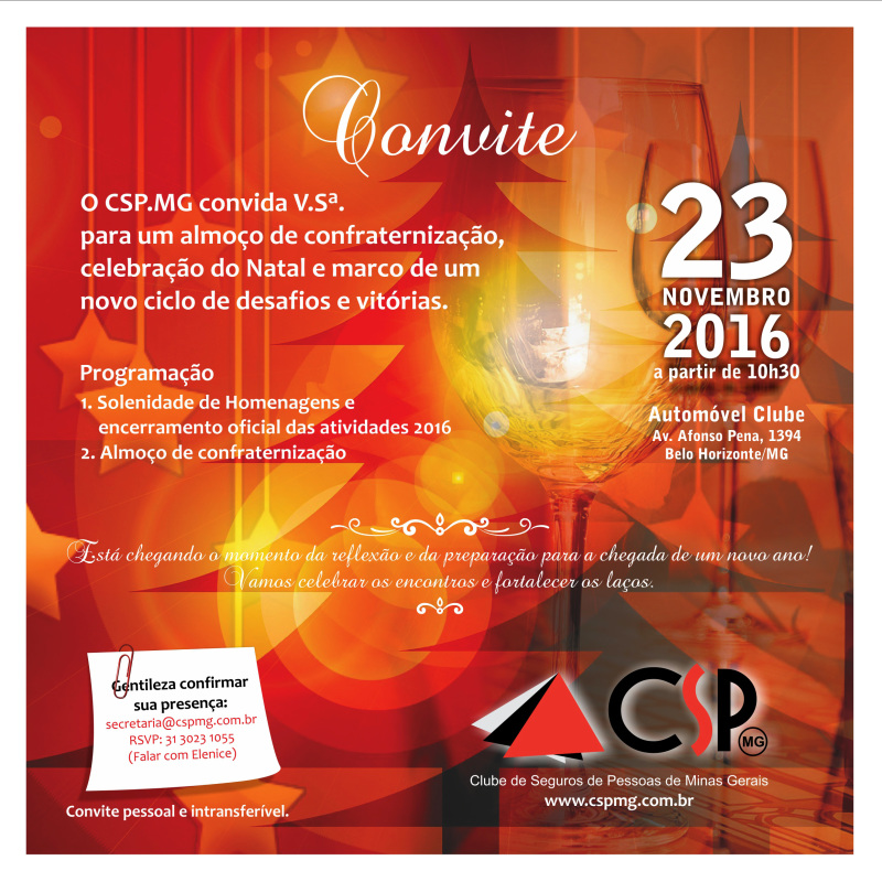 CSP-MG Confraterniza-se com o mercado