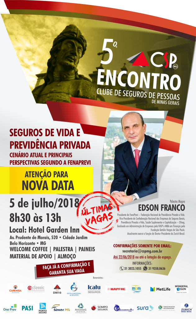 5º Encontro do CSP-MG – Últimas vagas