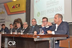 27/03/2019 –  6º Encontro do Clube de Seguros de Pessoas de Minas Gerais (CSP-MG). Após a palestra, o presidente da FenaPrevi e lideranças do mercado participaram de debate e responderam às perguntas dos participantes.