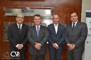 27/03/2019 –  6º Encontro do Clube de Seguros de Pessoas de Minas Gerais (CSP-MG). Após a palestra, o presidente da FenaPrevi e lideranças do mercado participaram de debate e responderam às perguntas dos participantes.