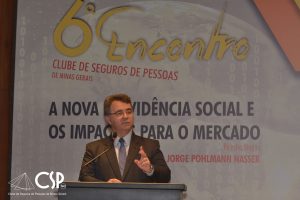 27/03/2019 –  6º Encontro do Clube de Seguros de Pessoas de Minas Gerais (CSP-MG). Após a palestra, o presidente da FenaPrevi e lideranças do mercado participaram de debate e responderam às perguntas dos participantes.